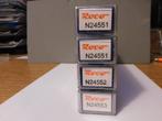 4 rijtuigen Roco N 24551 N 24551 N 24552 24553, Gelijkstroom, Ophalen of Verzenden, Roco, Nieuw