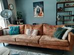 3-zits bank cognac kleur, Huis en Inrichting, Banken | Bankstellen, Ophalen, 250 tot 300 cm, Gebruikt, Driepersoons