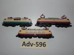 Adv-596 N Spoor Elektrische Locomotieven LOOP EN SLOOP, Hobby en Vrije tijd, Modeltreinen | N-Spoor, Gebruikt, Fleischmann, Ophalen of Verzenden
