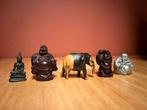 Mini Boeddhabeeldjes en een olifant, Verzamelen, Beelden en Beeldjes, Ophalen of Verzenden, Zo goed als nieuw