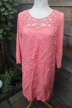 Jurk oranje Sandwich-Linen mt 44 Vaste prijs AANBIEDING, Maat 42/44 (L), Oranje, Ophalen of Verzenden, Zo goed als nieuw