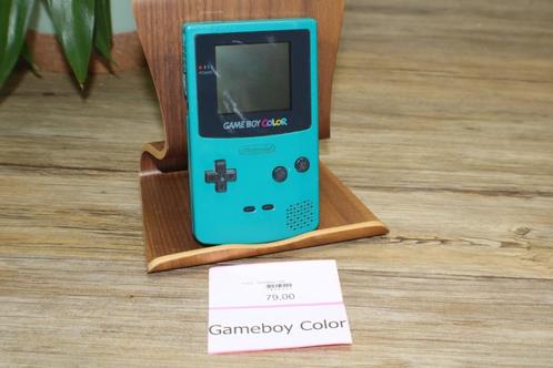Game Boy Color appelblauwzeegroen, Spelcomputers en Games, Games | Nintendo Game Boy, Gebruikt, Ophalen of Verzenden
