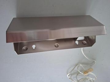 vintage Massive bedlampje leeslampje mat chroom retro design beschikbaar voor biedingen