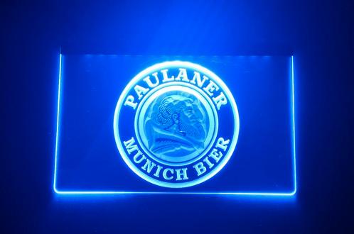 PAULANER 3D ledverlichting lamp lichtbak, Verzamelen, Biermerken, Nieuw, Reclamebord, Plaat of Schild, Overige merken, Ophalen of Verzenden