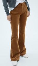 mango flared damesbroek mt 42, Kleding | Dames, Broeken en Pantalons, Mango, Bruin, Maat 42/44 (L), Nieuw