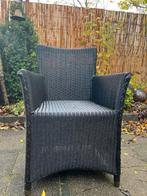 Lloyd Loom stoel zwart, Huis en Inrichting, Stoelen, Gebruikt, Zwart, Ophalen of Verzenden, Eén