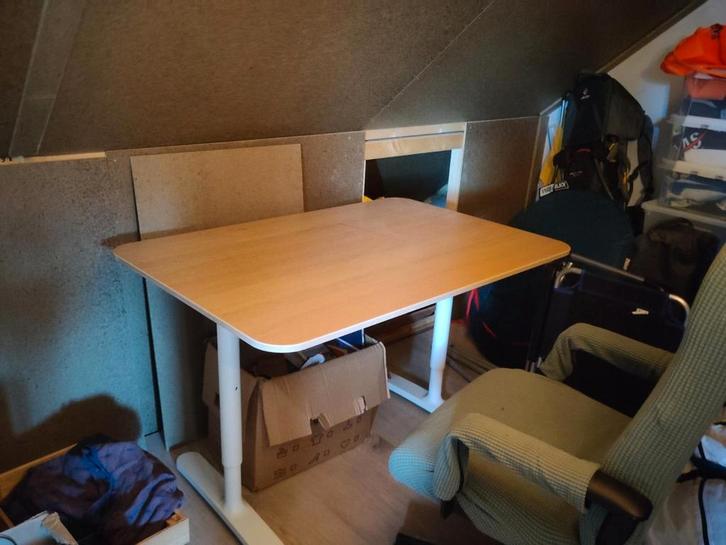 Ikea Bekant Bureau 120x80, Huis en Inrichting, Tafelonderdelen, Gebruikt, Tafelblad, 100 tot 150 cm, 50 tot 100 cm, Rechthoekig
