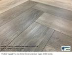 71,28m2 Visgraat Pvc click Winter Eik met ondervloer : €1950, Nieuw, Ophalen of Verzenden, Visgraat Pvc click laminaat, Laminaat