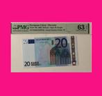20 Euro Slovenië 2002-PMG-EPQ, Postzegels en Munten, Bankbiljetten | Europa | Eurobiljetten, Los biljet, Ophalen of Verzenden