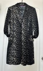 Travelstof panterprint blazer / jasje , getailleerd, L, zgan, Maat 38/40 (M), Overige kleuren, Ophalen of Verzenden, Zo goed als nieuw