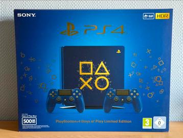 Playstation 4 Slim, Days of Play Limited Edition ps4 NIEUW beschikbaar voor biedingen