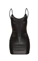 Mooie black dress met bandjes, tm XL, Verzenden, Nieuw, Zwart, Boven de knie