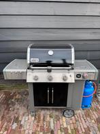 Weber Genesis II LX gasbarbecue – met zijbrander & hoes, Ophalen, Zo goed als nieuw