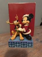 Disney Traditions ~ Mickey & Pluto kerst, Ophalen of Verzenden, Mickey Mouse, Zo goed als nieuw, Beeldje of Figuurtje