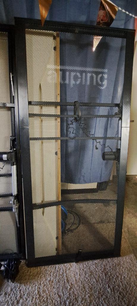 2x Auping bed-/spiraalbodem, elektrisch verstelbare, 90x200, Huis en Inrichting, Slaapkamer | Matrassen en Bedbodems, Zo goed als nieuw