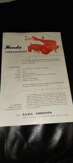 Honda 2 wieler landbouwtrekker traktor machine hobby, Verzenden, Gebruikt