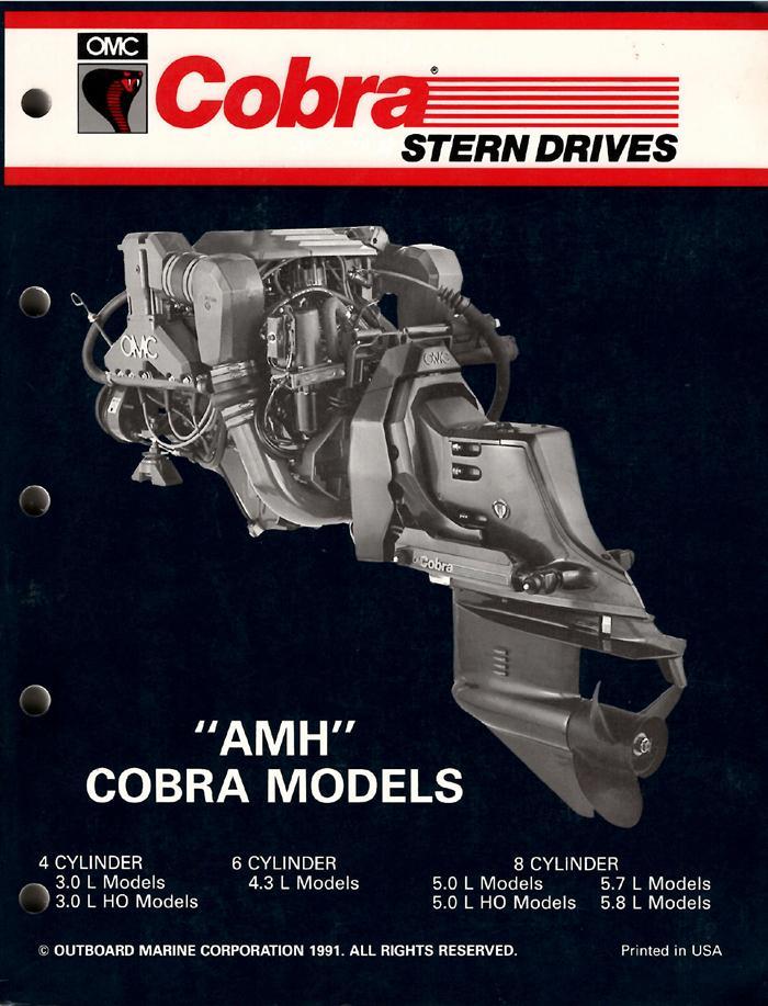 OMC Cobra Sterndrive Service manual, Watersport en Boten, Accessoires en Onderhoud, Nieuw, Motor en Techniek, Ophalen of Verzenden