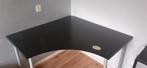 Hoek bureau Blad 120 x 120 Ikea Linnmon Adils zwart/bruin !, Ophalen, Gebruikt, Bureau