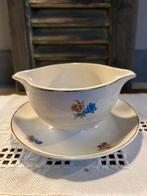 Gebloemde jus of sauskom Regout maastricht, Antiek en Kunst, Ophalen of Verzenden