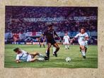 Org kleurenfoto 20x30cm Patrck Kluivert scoort goal 1-0 1995, Verzamelen, Verzenden, Nieuw, Ajax, Poster, Plaatje of Sticker