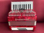 Kleine duitse Weltmeister Caprice accordeon 32 bas ., Muziek en Instrumenten, Accordeons, Gebruikt, 32-bas, Weltmeister, Met riemen