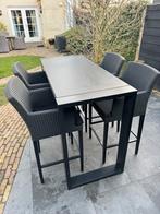 Borek Meredian High Dining Tuinset, Ophalen of Verzenden, Zo goed als nieuw, Aluminium, Stoel