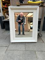 Mooie grote spiegel 90x71 cm groot incl lijst, Minder dan 100 cm, Gebruikt, Rechthoekig, 50 tot 75 cm