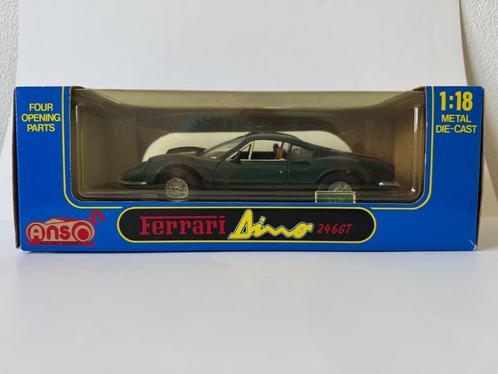 Anson: Ferrari Dino 246 GT, Hobby en Vrije tijd, Modelauto's | 1:18, Zo goed als nieuw, Auto, Anson, Ophalen of Verzenden