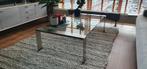 Glazen Salontafel 140x75x40, Ophalen, Gebruikt, 100 tot 150 cm, 50 tot 100 cm