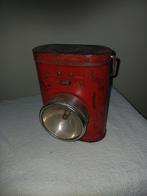 Vintage Rode Mijnwerkerslamp, Ophalen of Verzenden