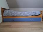 Eenpersoons bed met lade, Ophalen, 90 cm, Eenpersoons, Blauw