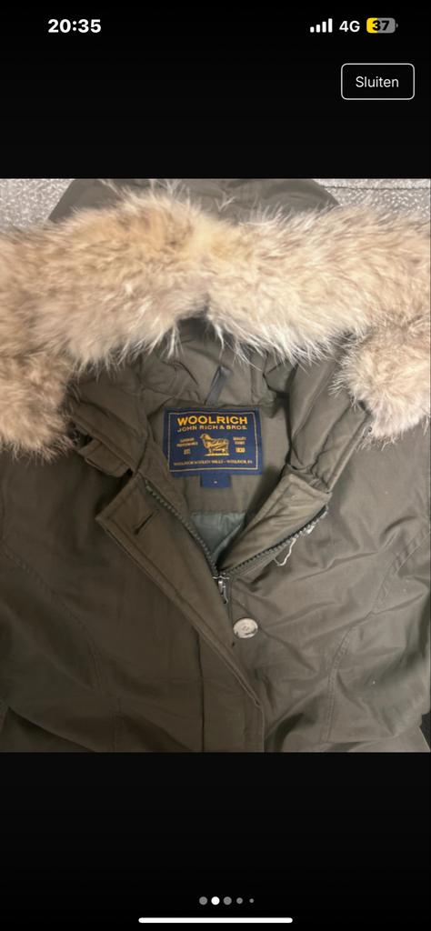 Woolrich jas - Maat L, Kleding | Dames, Jassen | Winter, Ophalen of Verzenden, Zo goed als nieuw, Maat 38/40 (M), Zwart