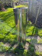 Kachelpijp dubbelwandig RVS, Doe-het-zelf en Verbouw, Buizen en Afvoer, Ophalen, Zo goed als nieuw, Rvs, Minder dan 2 meter