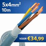 YMvK 5x4mm²  per rol van 10 meter, Ophalen of Verzenden, Nieuw, Kabel of Snoer