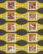 Sigarenbanden Suske en Wiske albumafbeeldingen. Mu. 101-110, Ophalen of Verzenden, Nieuw, Sigarenbandjes