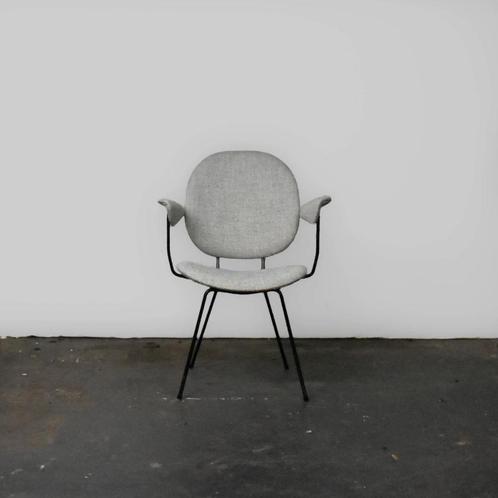 Gispen Kembo stoel, Huis en Inrichting, Stoelen, Zo goed als nieuw, Eén, Metaal, Stof, Grijs, Ophalen of Verzenden