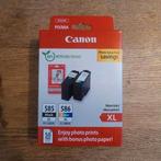 Canon cartridges 2stuk (XL) en 50 photopapier, Ophalen of Verzenden, Nieuw, Cartridge, Canon