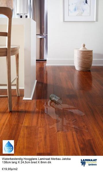 Waterbestendig Laminaat Marbau Jatoba 24cm bred €19,95m2  beschikbaar voor biedingen