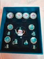 reutter miniaturen servies groen goud met rozen, Ophalen of Verzenden, Zo goed als nieuw, Poppenhuis