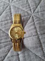 Tka.goudkleurig dameshorloge, Sieraden, Tassen en Uiterlijk, Horloges | Dames, Ophalen, Zo goed als nieuw, Staal, Overige merken