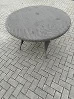 Hartman wicker tuintafel, dxh ca 120x73cm, Tuin en Terras, Tuintafels, Ophalen, Gebruikt, Rond, Wicker