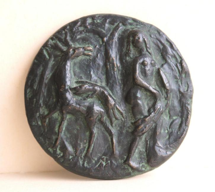 Penning Truus Menger-Oversteeg, Antiek en Kunst, Kunst | Schilderijen | Klassiek, Ophalen of Verzenden