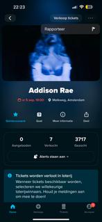 IK ZOEK ADDISON REA TICKETS AMSTERDAM, Tickets en Kaartjes, Concerten | Pop, Twee personen