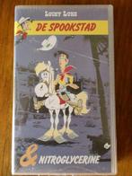 VHS Lucky Luke – De Spookstad & Nitroglycerine , nieuw 1,00, Cd's en Dvd's, VHS | Kinderen en Jeugd, Tekenfilms en Animatie, Ophalen of Verzenden