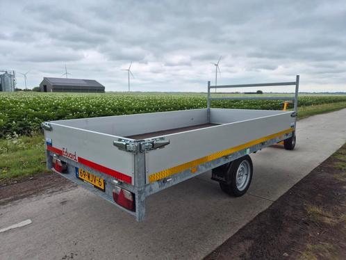 Zeer nette en jonge Eduard plateauwagen afmeting 310 x 160, Auto diversen, Aanhangers en Bagagewagens, Zo goed als nieuw, Ophalen