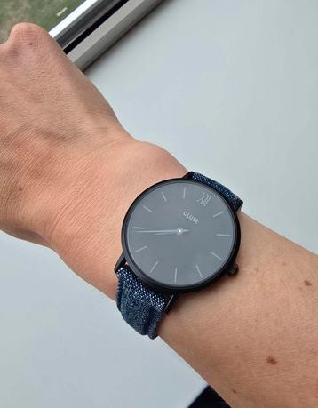 CLUSE horloge dames denim beschikbaar voor biedingen