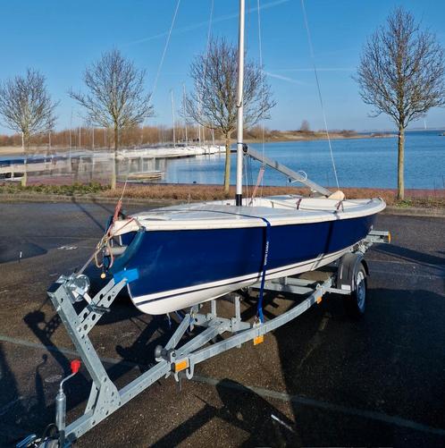 Wayfarer zeilboot, Kalf kanteltrailer, Suzuki 2.5 fourstroke, Watersport en Boten, Open zeilboten, Gebruikt, Overige typen, 3 tot 6 meter