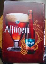 AFFLIGEM BIER REKLAME -METAAL-, Ophalen of Verzenden, Gebruikt, Reclamebord, Plaat of Schild, Overige merken