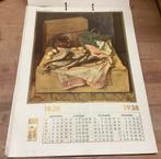 Oude complete RVS kalender 1938, Ophalen of Verzenden, Jaarkalender, Gebruikt