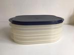 Tupperware stapeltrio blauw schaal vleeswaren combismart, Huis en Inrichting, Keuken | Tupperware, Ophalen of Verzenden, Zo goed als nieuw